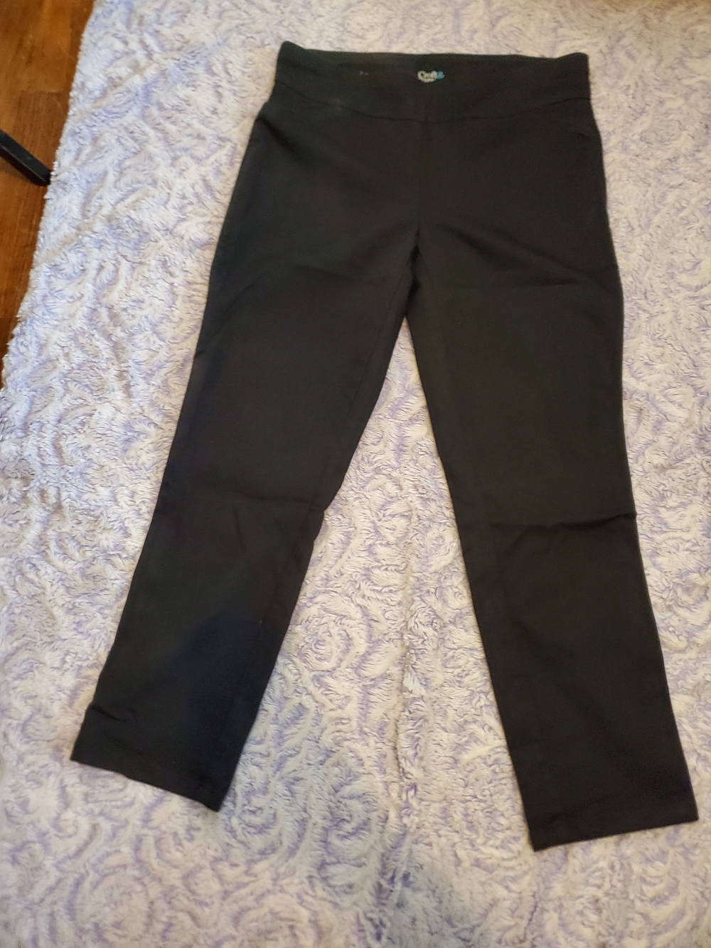croft & barrow Black Straight-Leg Ponte Pants